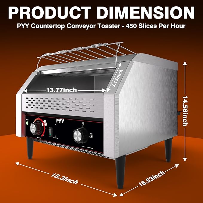 PYY Commercial Conveyor Toaster - Image 7
