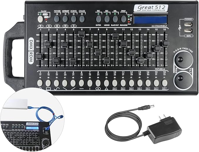 DMX 512 Stage Light Controller by MADOWL