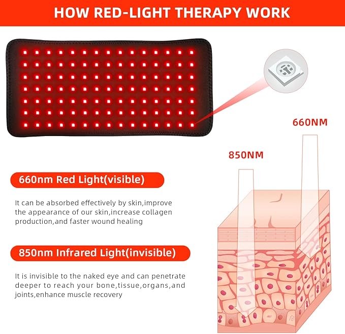 Red Light Therapy Infrared Light Therapy Pad - Image 7