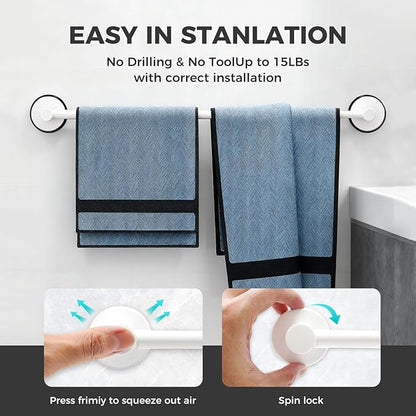 Adjustable Suction Cup Towel Bar - Image 3