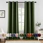 MIULEE Olive Green Blackout Curtains by MIULEE