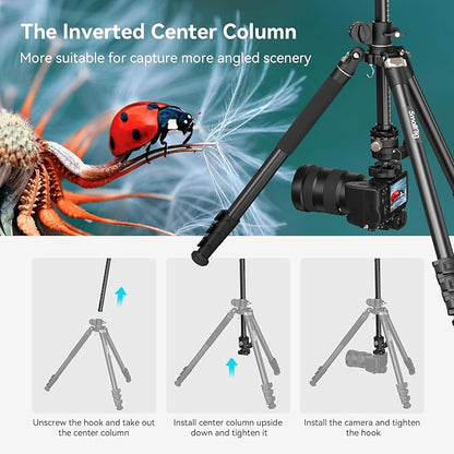 SmallRig CT200 72.8"/200cm Horizontal Overhead Tripod - Image 7