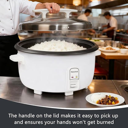 Commercial Rice Cooker, 90-Cup Rice Cooker, 16Qt / 18 L Large Rice Cooker - Image 8