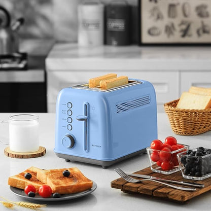 BUYDEEM DT620 2-Slice Toaster, Extra Wide Slots, Retro Stainless Steel - Image 8