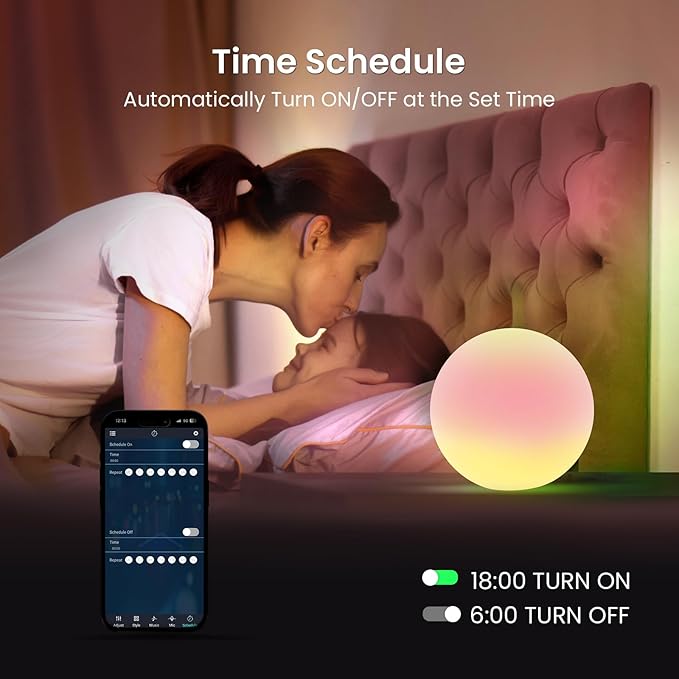 LOFTEK Color Changing Night Light, Smart LED Lamp - Image 5