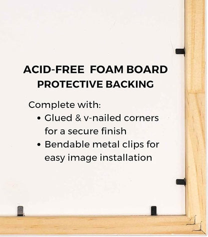8x27 Shadow Box Frame Black | 1 Inch Deep Solid Wood Shadowbox Display Frame | - Image 7