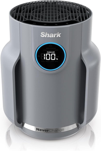 shark neverchange compact pro air purifier, hp071brn, winter, main product view