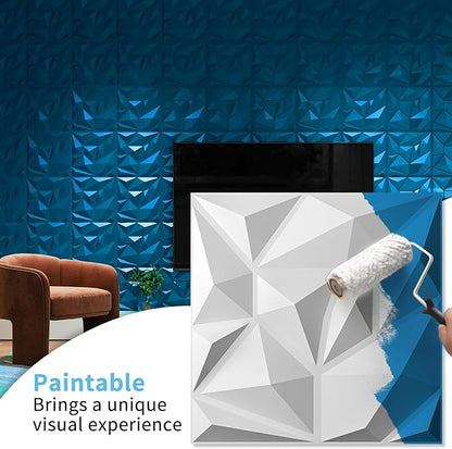 Art3d 100 Pack Decorative 3D Wall Panels, 97 Sq.Feet PVC Interior Wall Décor - Image 2