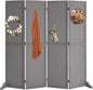Bonnlo 4 Panel Pegboard Freestanding, 5 FT Portable Display Board Organizer by Bonnlo
