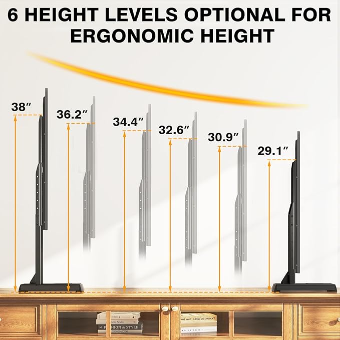 Universal TV Legs, Table Top TV Stand Base - Image 5