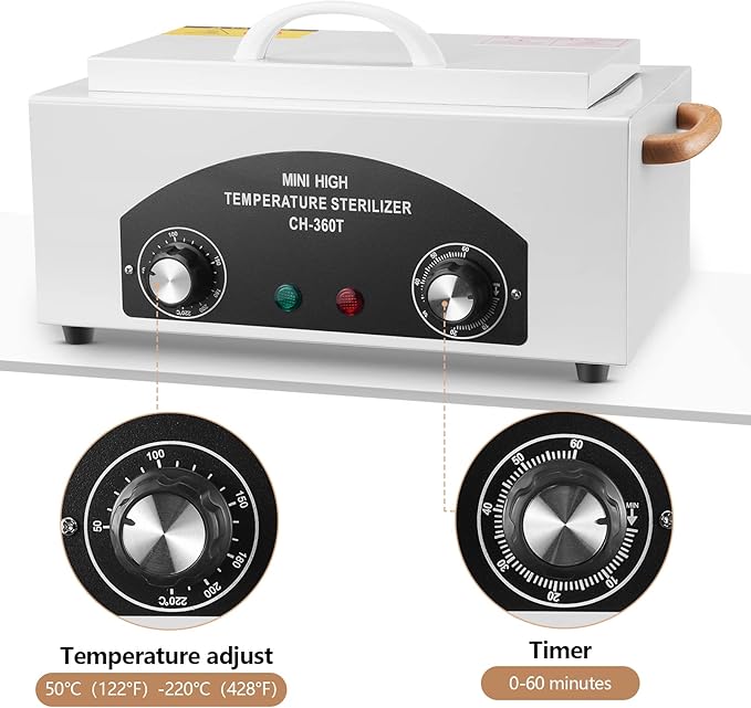 High Temperature Sterilizer Autoclave Machine 110V 300W Nail Tool Sterilizer - Image 3