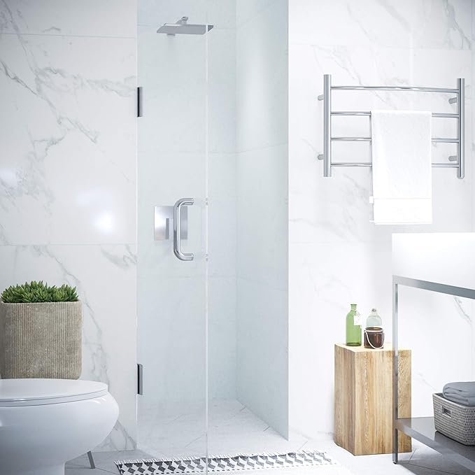 ANZZI 72" x 30" Frameless Shower Door in Polished Chrome, Water Repellent Glass by ANZZI