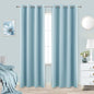 KOUFALL Light Blue Blackout Curtains 90 Inches Long by KOUFALL