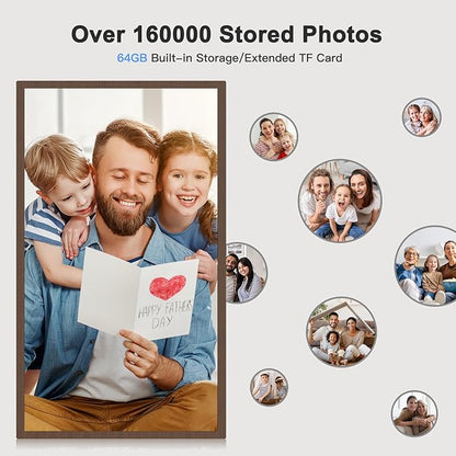 Extra-Large Digital Picture Frame 32"-Wood-Frame - Image 5