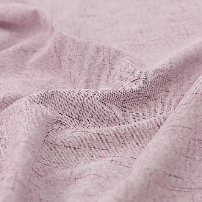KOUFALL Pink Curtains 100% Blackout 2 Panels - Image 7