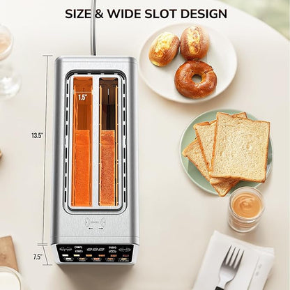 Keenstone Toaster 4 Slice, Digital Smart Toaster - Image 7