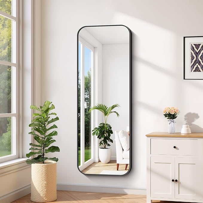 FORBATH Bathroom Mirror 20" x 55", Rectangle Black Bathroom Mirror - Image 4