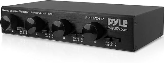 Pyle 4 Channel High Power Stereo Speaker Selector by PyleUSA
