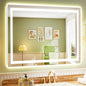YEELAIT 50x36 Inch LED Bathroom Mirror by YEELAIT