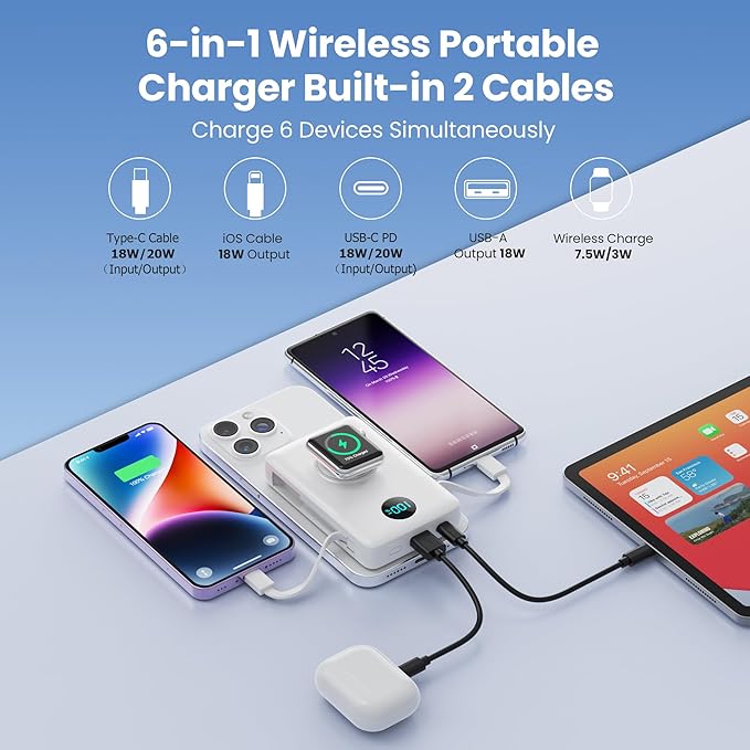 6 in 1 Magnetic Portable Charger - Image 3