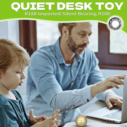 Luminous Desk Spinning Toys for Kids Adults, Metal Kinetic Stress Ball - Image 6