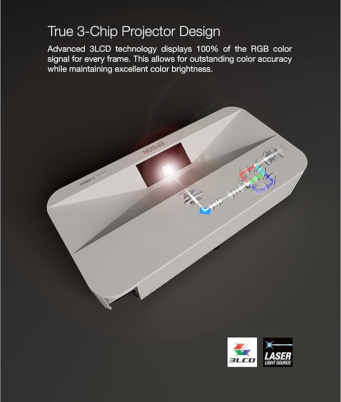 Epson EpiqVision Ultra LS800 Short Throw 3-Chip 3LCD Smart Streaming Laser - Image 6
