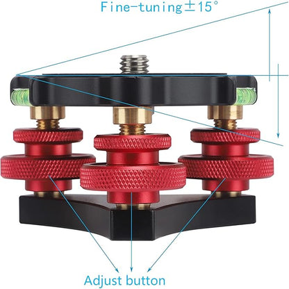 Tripod Leveler Stand with +/-5 Degree Precision Adjustment Bracket - Image 2