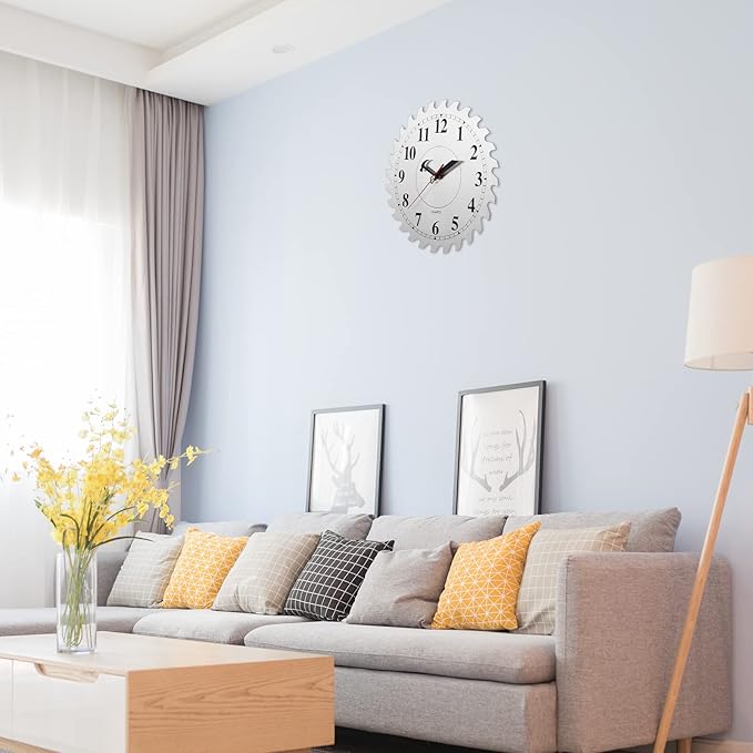 CIGERA 12 Inch Metal Wall Clock - Image 7