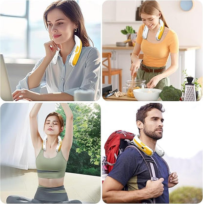 WXX Portable Neck Fan, 6000mAh Battery Neck Fan Rechargeable, 360° Cooling - Image 8