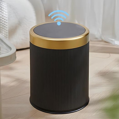 URALFA 3.7 Gallon Motion Sensor Bathroom Trash Can by URALFA