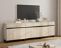 WAMPAT Modern TV Stand for TVs Up to 110 Inch, 3 in 1 Wood Entertainment Center by WAMPAT