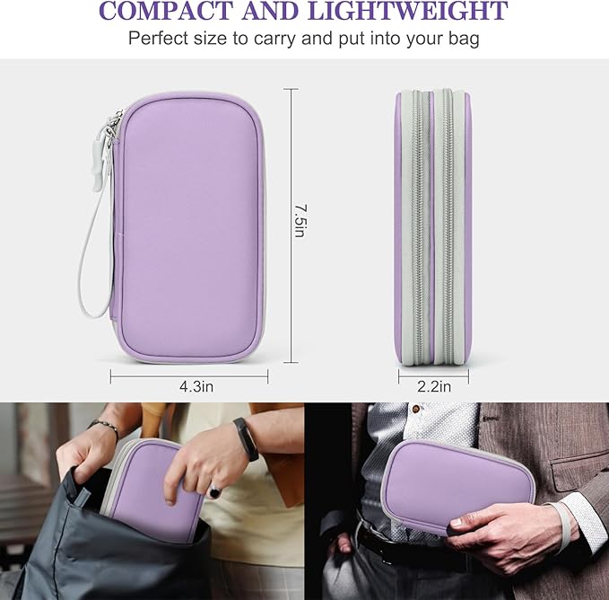 FYY Electronic Organizer, Travel Cable Organizer Bag Pouch Electronic - Image 2