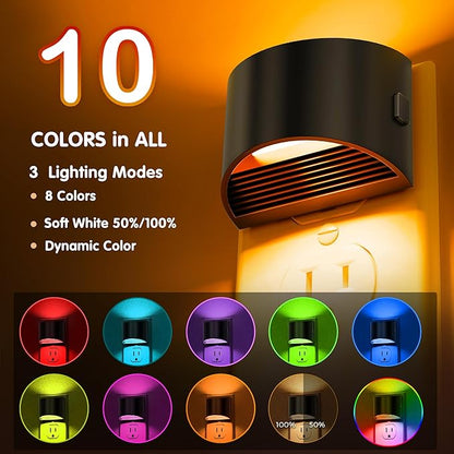 L LOHAS LED Night Lights Plug into Wall, Kids Night Lights - Image 2