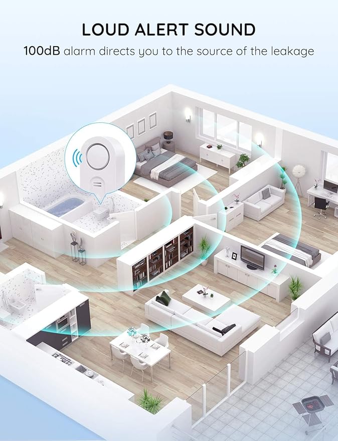 Govee WiFi Water Leak Detector 3 Packs, Leak Alert - Image 7