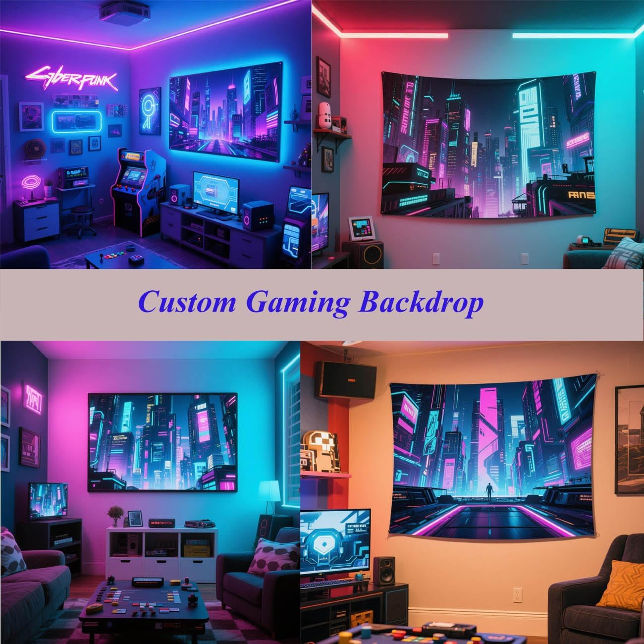 Jhdstore Custom Tapestry Personalized Tapestry Wall Hanging Upload Images Banners and Signs Customize Wall Tapestries for Bedroom 29 * 37 Inch Vertical
