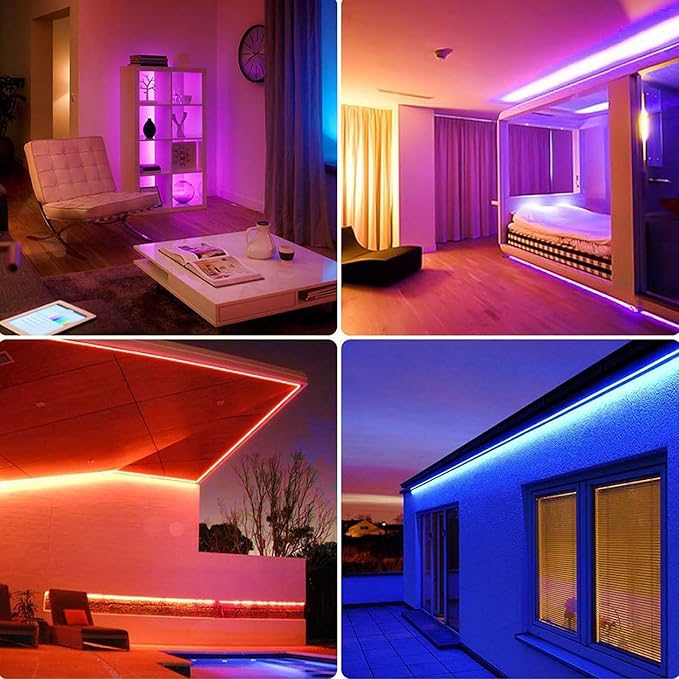 TUNICHX RGBW SMD FCOB 5 PIN LED Strip 2.4 GHz WiFi Group Controller Alexa - Image 4
