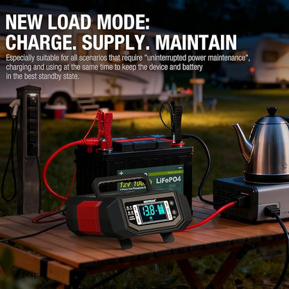 NEXPEAK 1-20A Battery Charger, Trickle Charger Car Battery Charger 12V 24V - Image 4