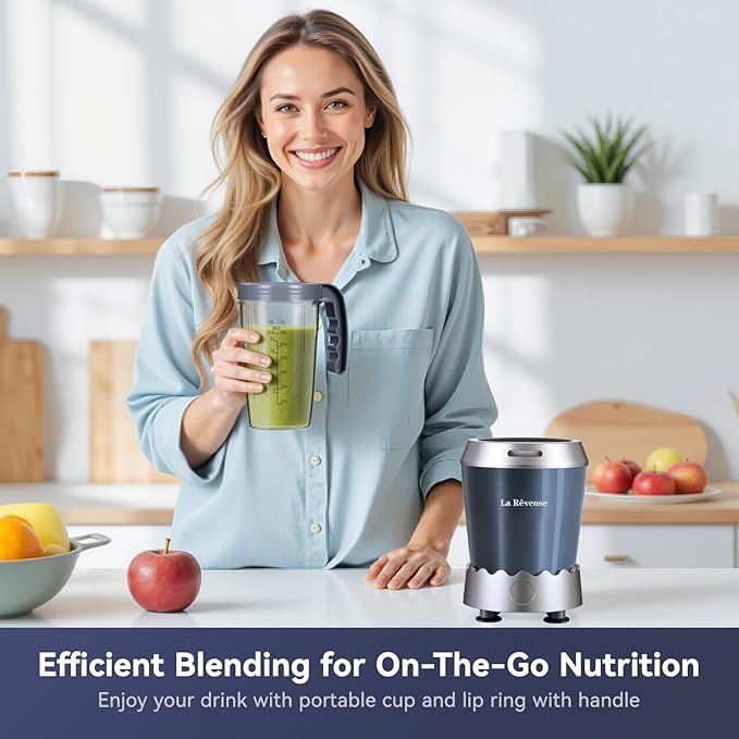 La Reveuse Personal Size Smoothie Blender Pro, 1000W High Speed - Image 7