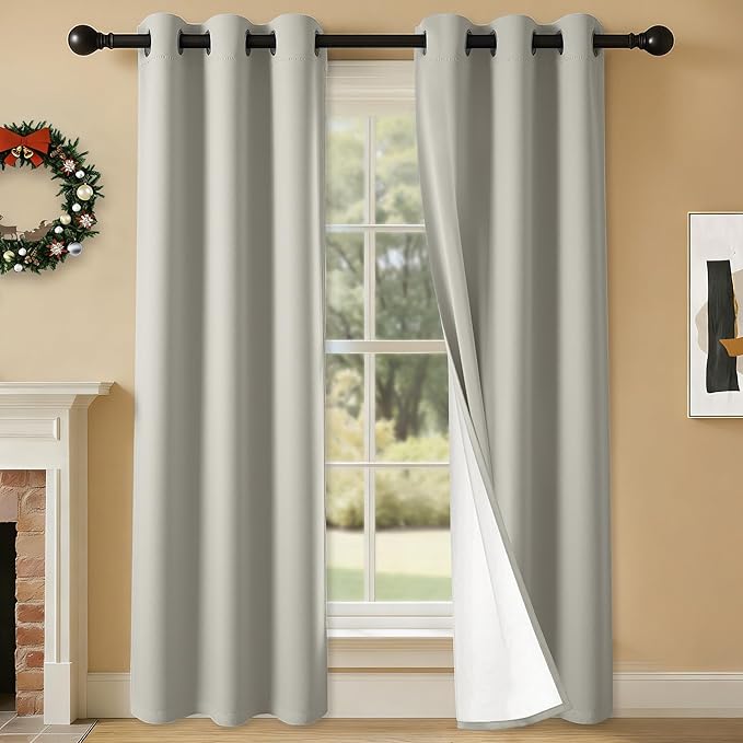 100% Blackout Curtains 72 Inch Length by Unknown