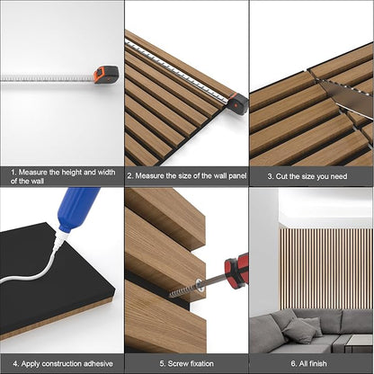 Yuzzy Acoustic Wood Slat Wall Panels - Image 6