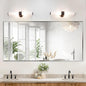 Frameless Beveled Edge Bathroom Mirror 36x72 Inch Rectangle Wall Mirror by LAMCHMOR