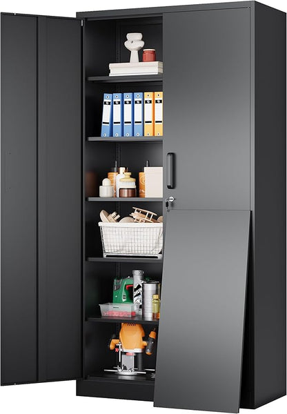SISESOL Wide & Deep Metal Storage Cabinet by SISESOL