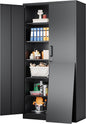 SISESOL Wide & Deep Metal Storage Cabinet by SISESOL