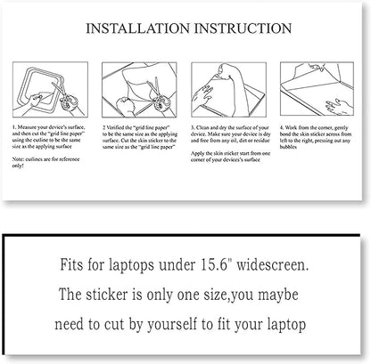 Laptop Skin Sticker Decal, Decorative Removable, Sunset Beach - Image 6