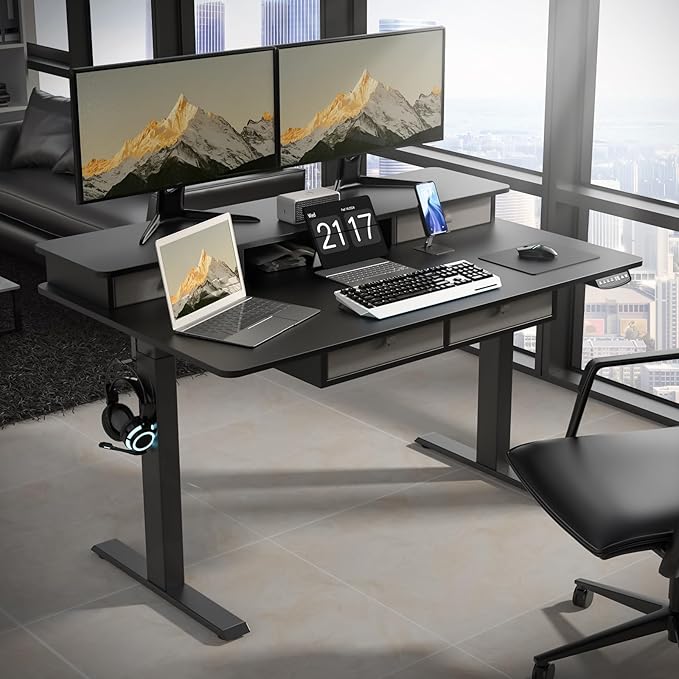 Electric Standing Widened Desk 63 * 30 Inches Adjustable Height - Image 8