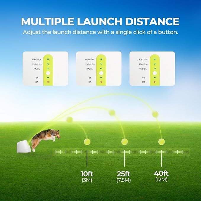 ALL FOR PAWS Automatic Dog Ball Launcher for Medium to Large Dogs, Interactive - Image 4