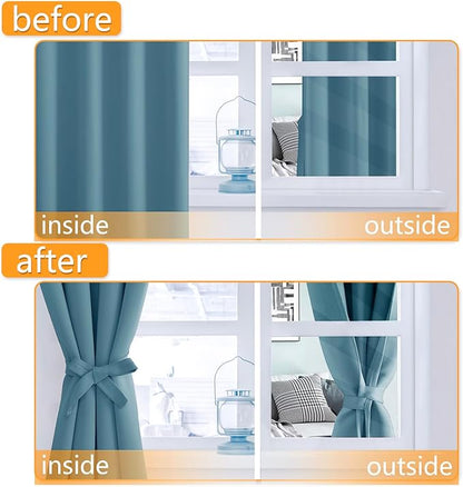Hiasan Blackout Curtains for Bedroom, 42 x 63 Inches Length - Image 5