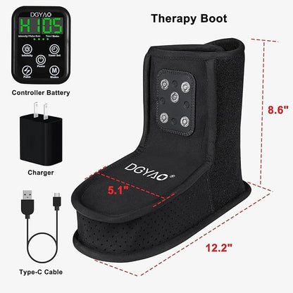 Rechargeable Red Light Therapy Feet Ankle, 132 LEDs 660 nm Red Light and 850 nm - Image 2