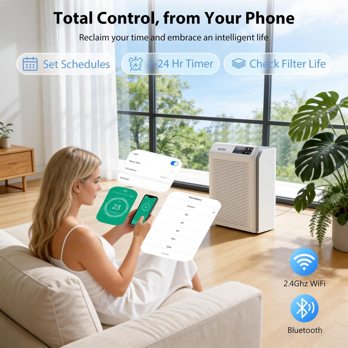 air purifier for home bedroom large rooms up, side view
