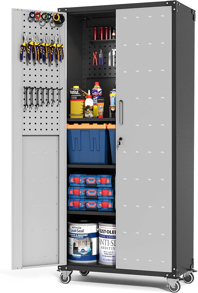 Garage Metal Storage Cabinet by BIZOEIRON